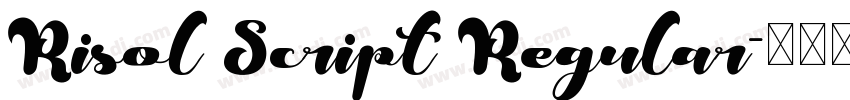 Risol Script Regular字体转换